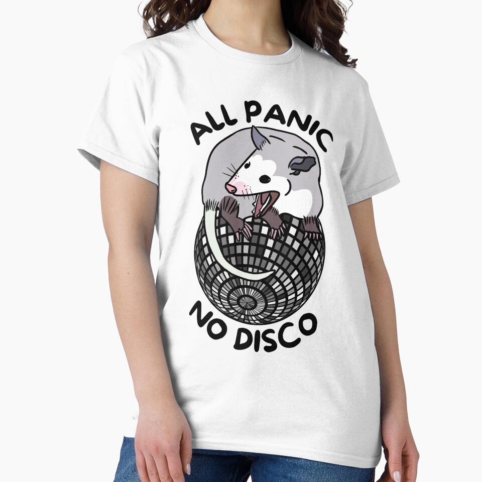 Opossum All Panic No Disco Funny Screaming by Unhinged Hellions