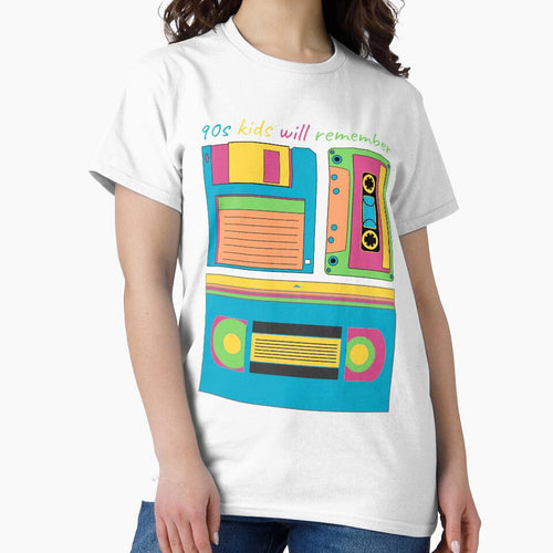 90s Kids Will Remember VHS Cassette Tape Floppy Disk Retro Vintage by Sid3walkArt2