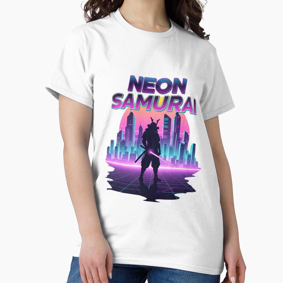 Neon Samurai | 80s Synth Streetwear by DualSoull