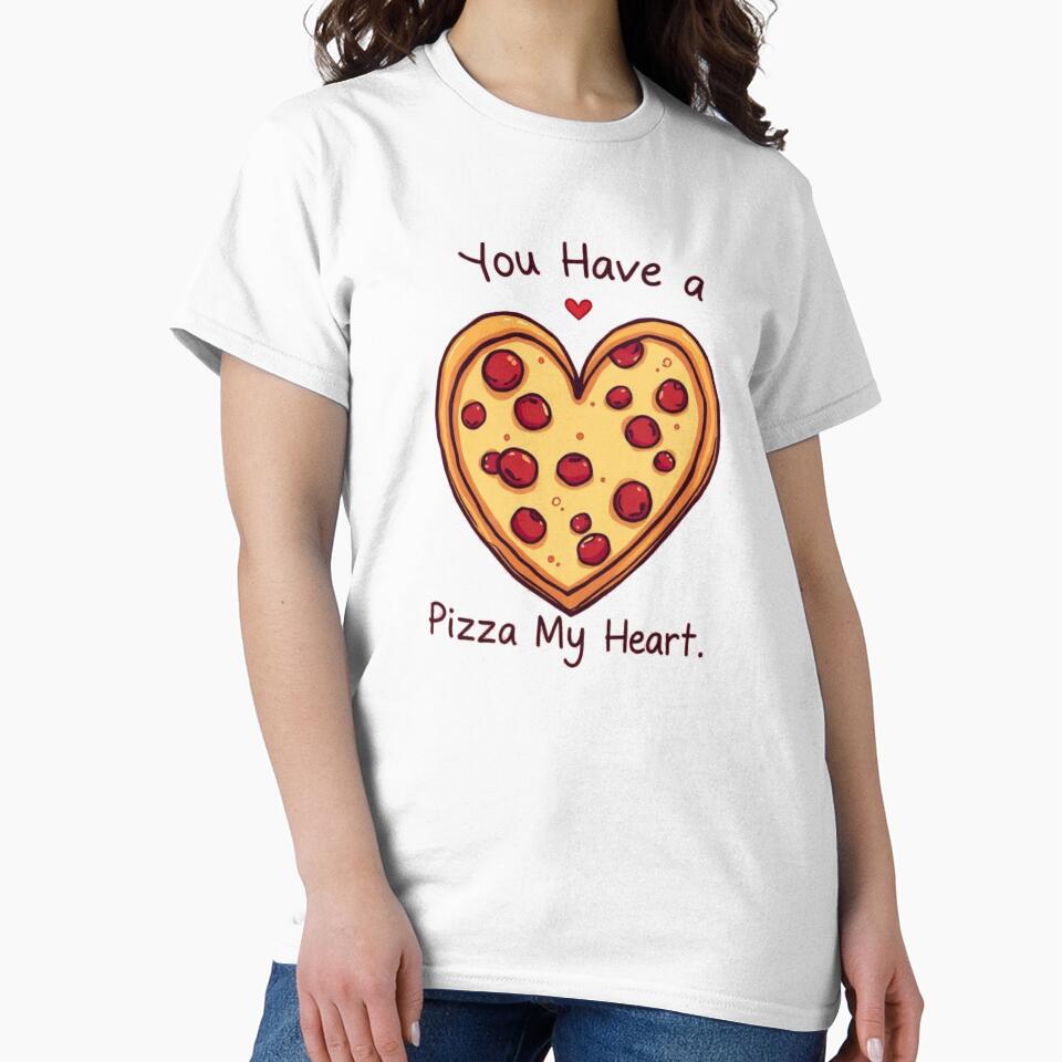 You Have a Pizza My Heart – Cute Heart-Shaped Pizza Illustration by AnonArts097