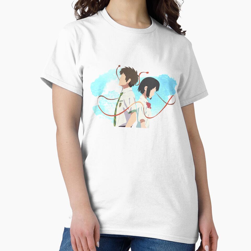Your Name Minimalist (Taki and Mitsuha) by Daniel Megeary