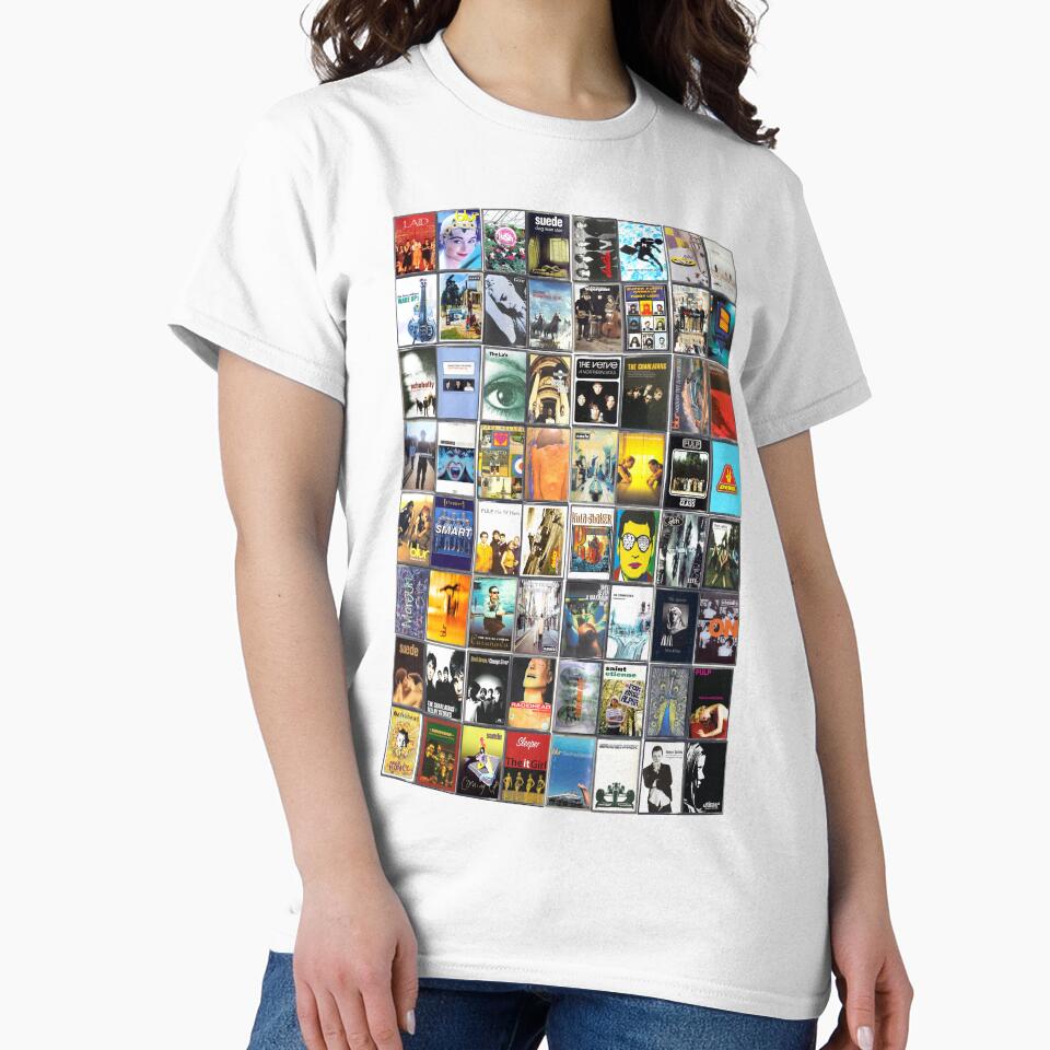 The Best of Britpop - Vintage Cassette Album Cover Art by Mr Mustard Prints