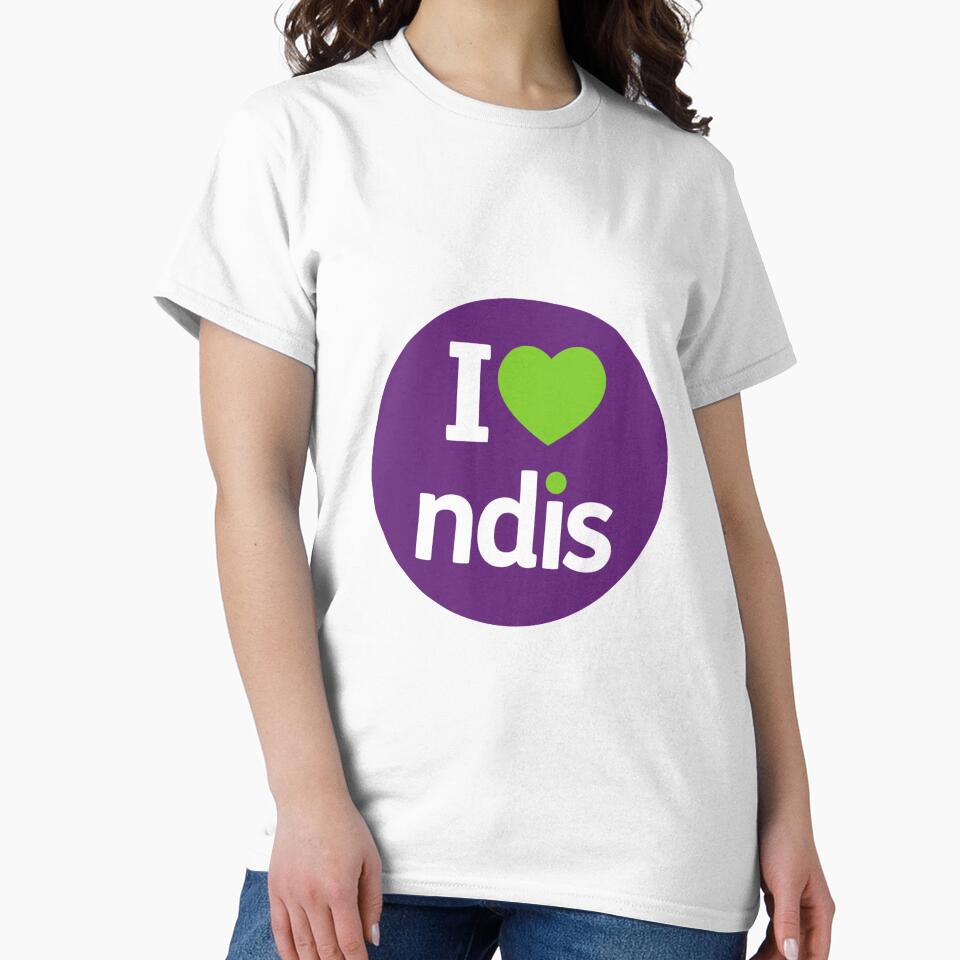 I Love NDIS Unisex shirt by iPoly