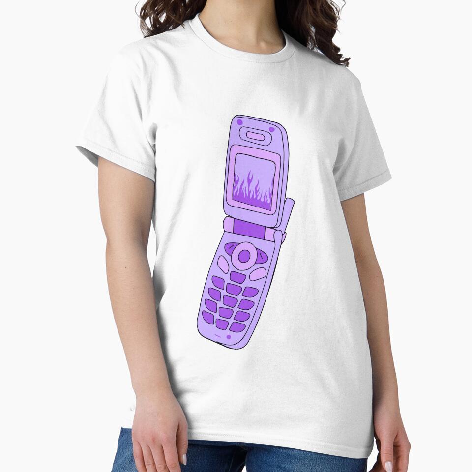 Y2k purple flame flip phone design by azzeddine  ⭐⭐⭐⭐⭐