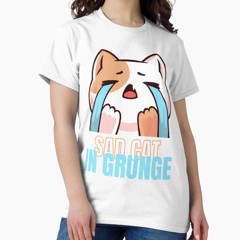 Sad Cat in Grunge by GeminiDaydreamer