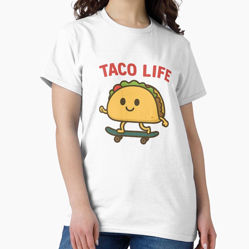 Taco Life Skateboard Adventure by MobredsShop