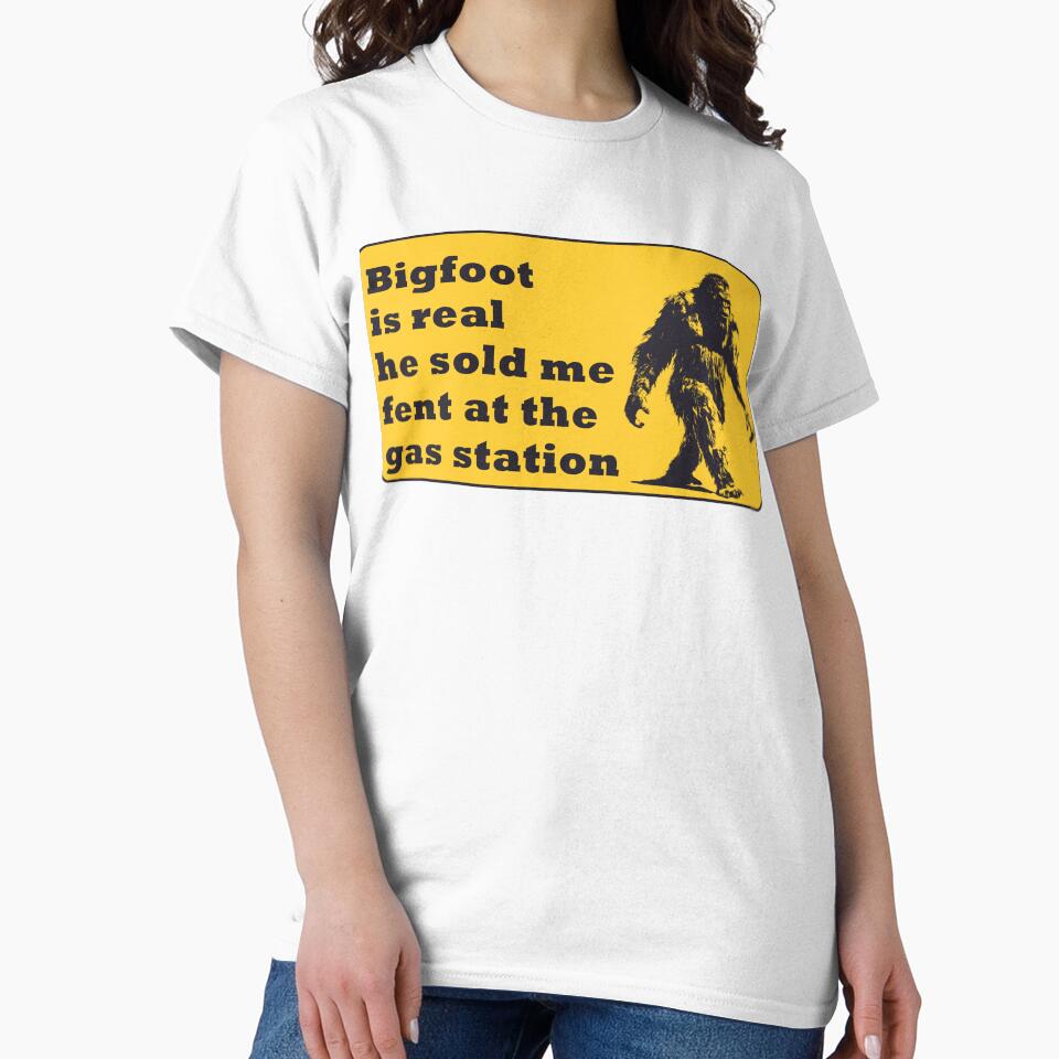 Funny Bigfoot Dank Meme 90s Vintage Graphic by MemishDesign