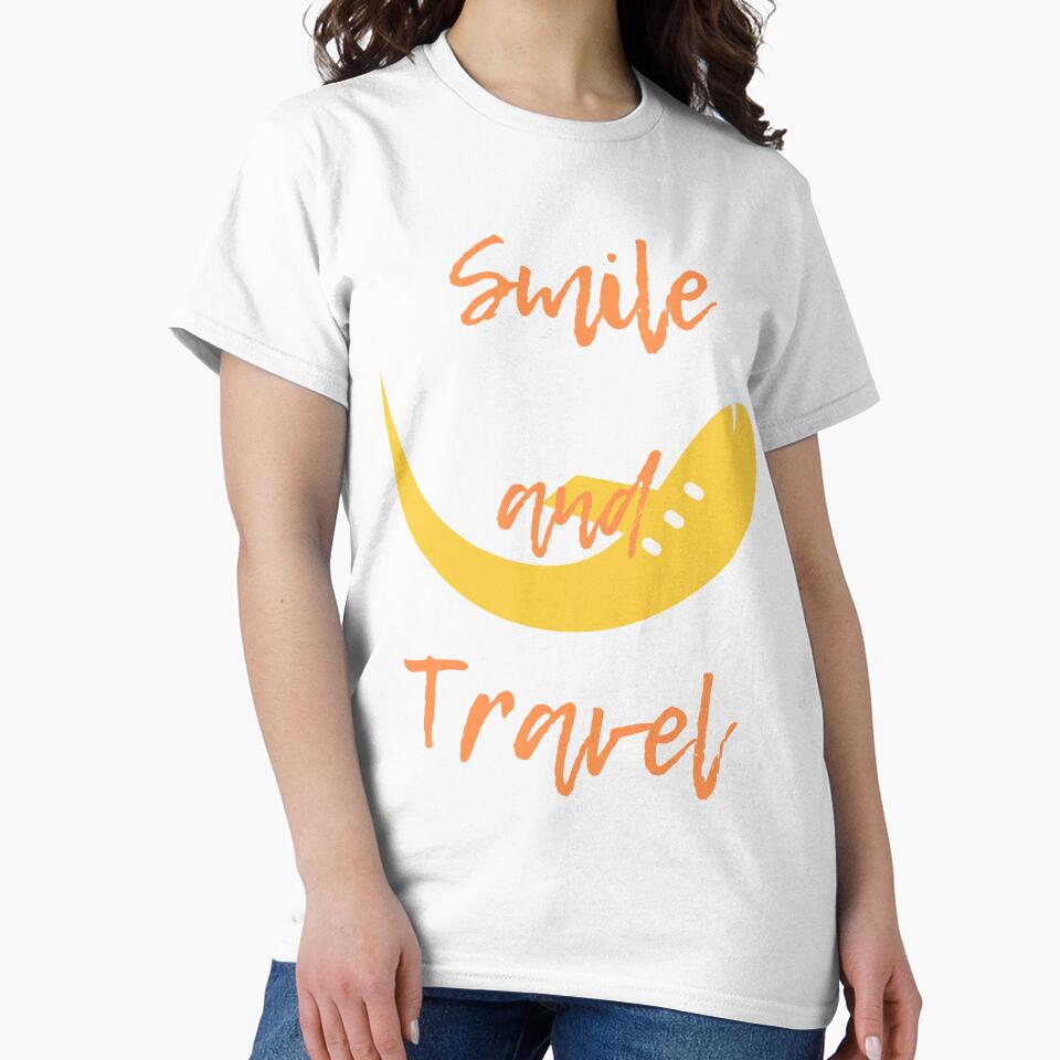 Smile and travel vacations trip tshirt and apparel design by EmpiredesignCA