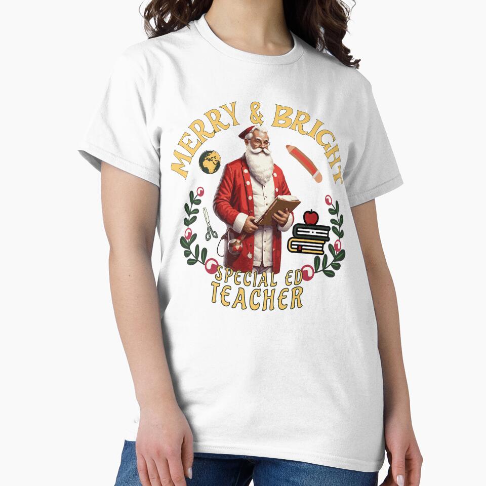 Gift for Sped Teacher, Christmas Holiday Special Education by CORINNE W