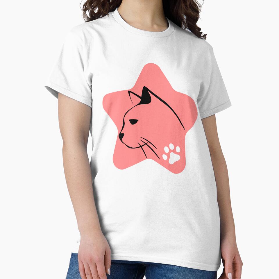 Cute cat custom graphic tshirt and apparel design by EmpiredesignCA