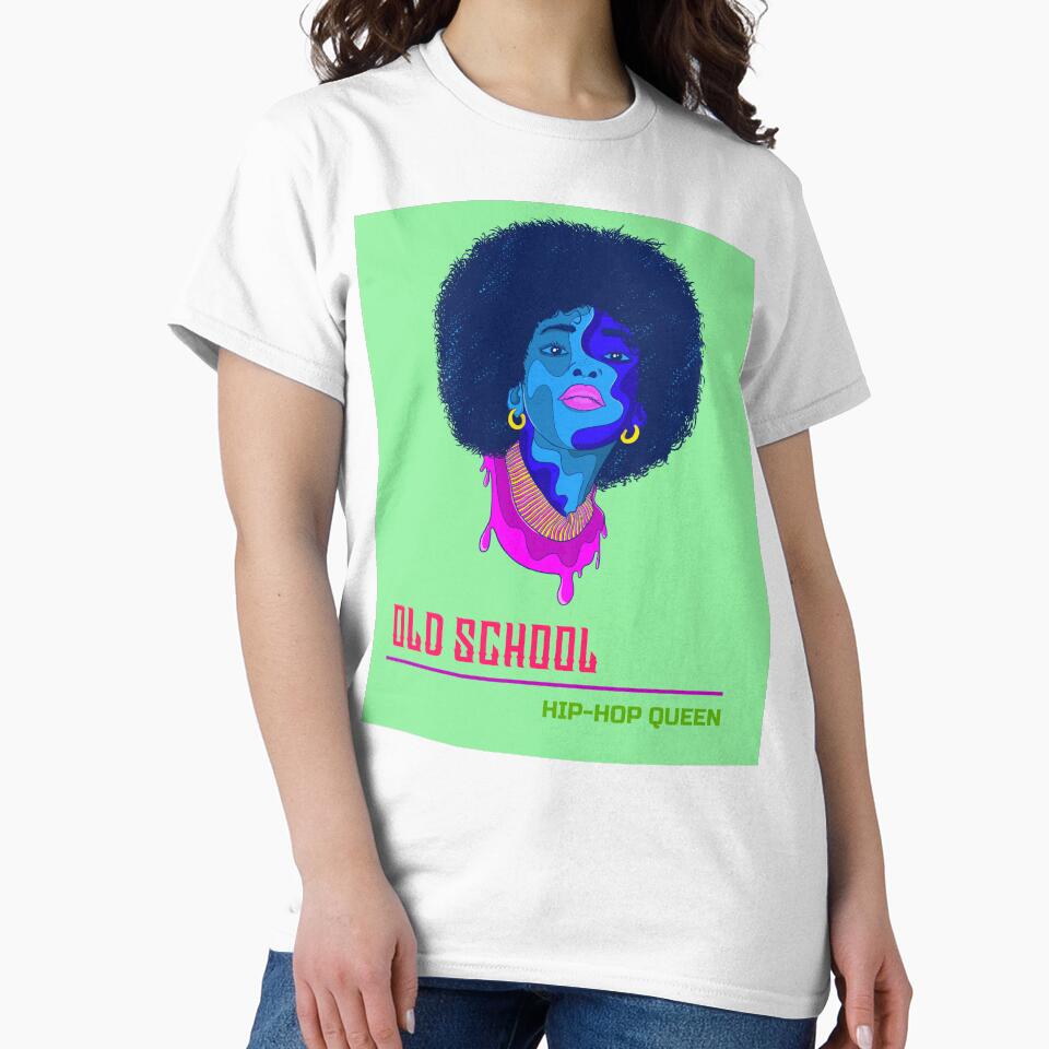 Retro 90's old school hip-hop tshirt and apparel custom design by EmpiredesignCA