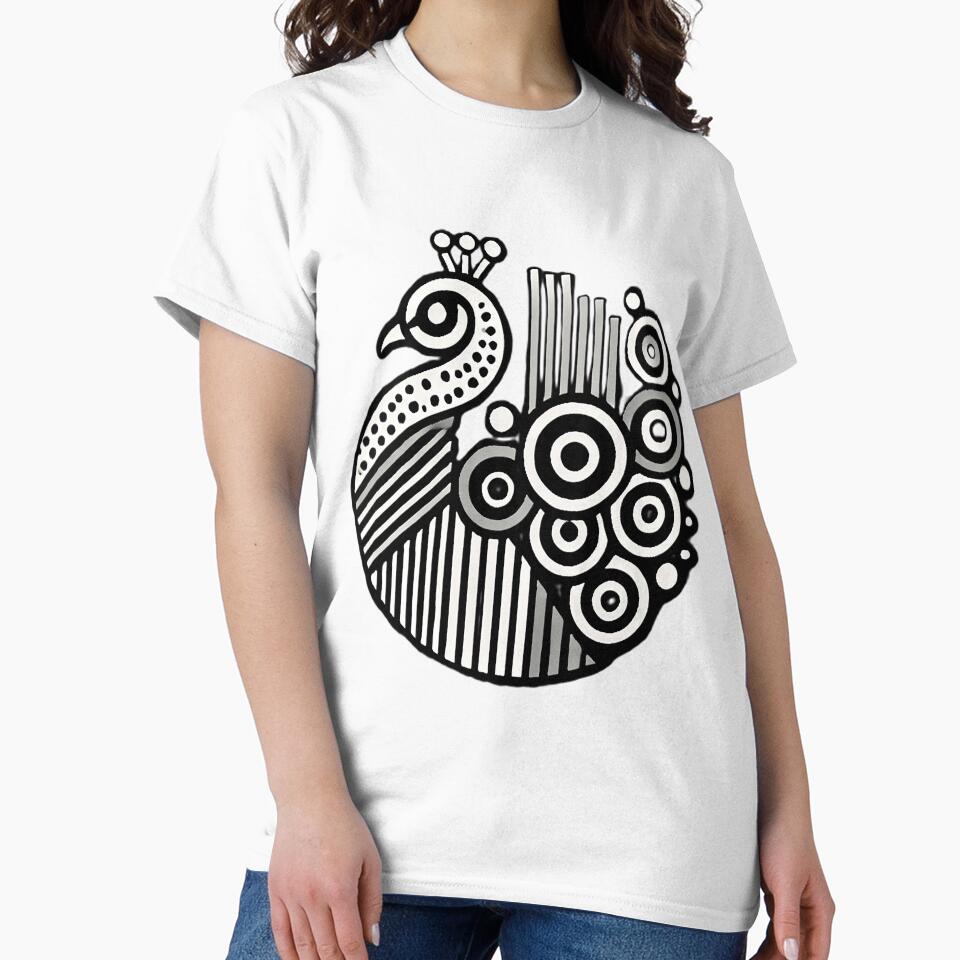 Minimalist Royal Peacock by Arion