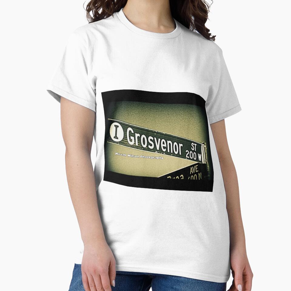 Grosvenor Street, Inglewood, CA by Mistah Wilson by The Street Sign Store