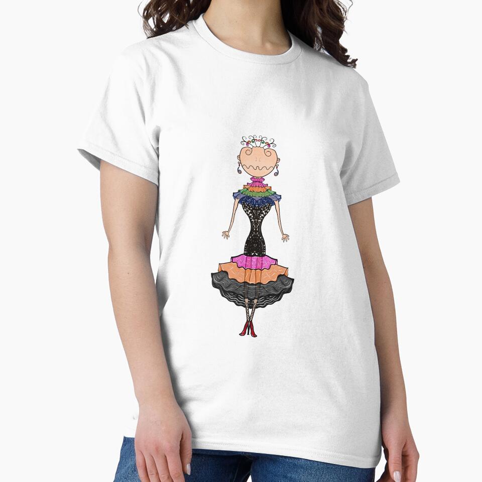 cartoon dancing girl cartoon by 236Reel