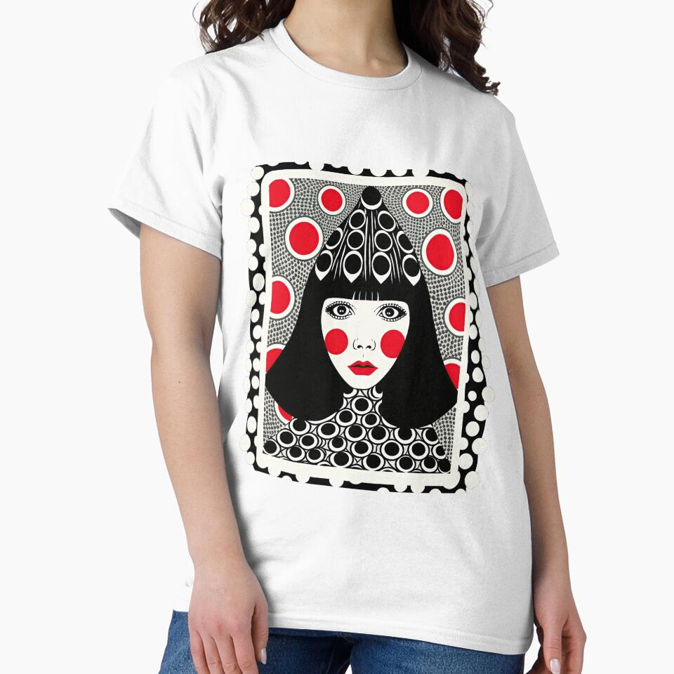 Circles, Cards, and Red Lips: A Chic and Stylish Illustration by DaiInMetropolis
