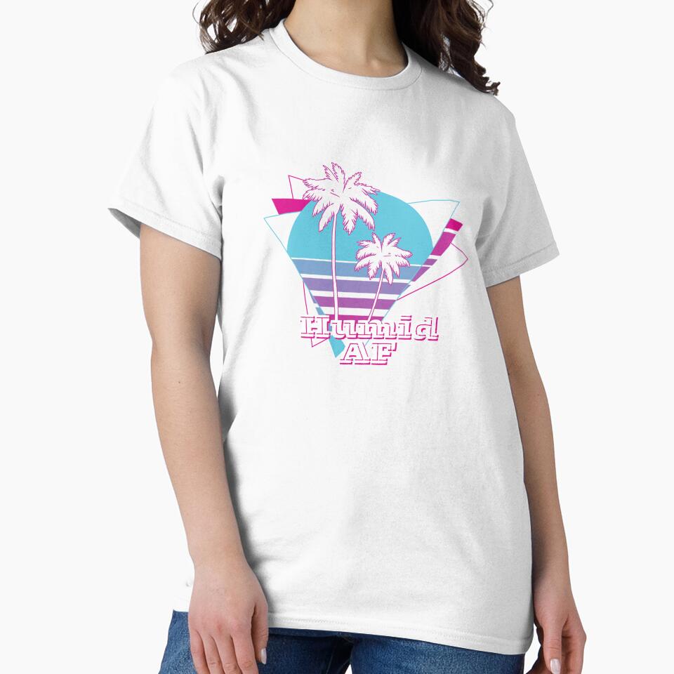Humid AF Funny 80's Summer by Saroda Studio