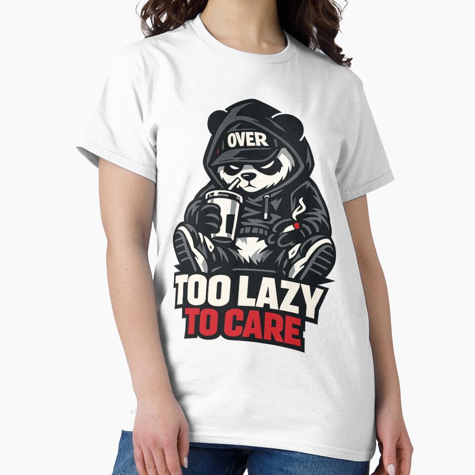 Lazy Panda Doesn’t Care Mood by UrbanAnimalLab