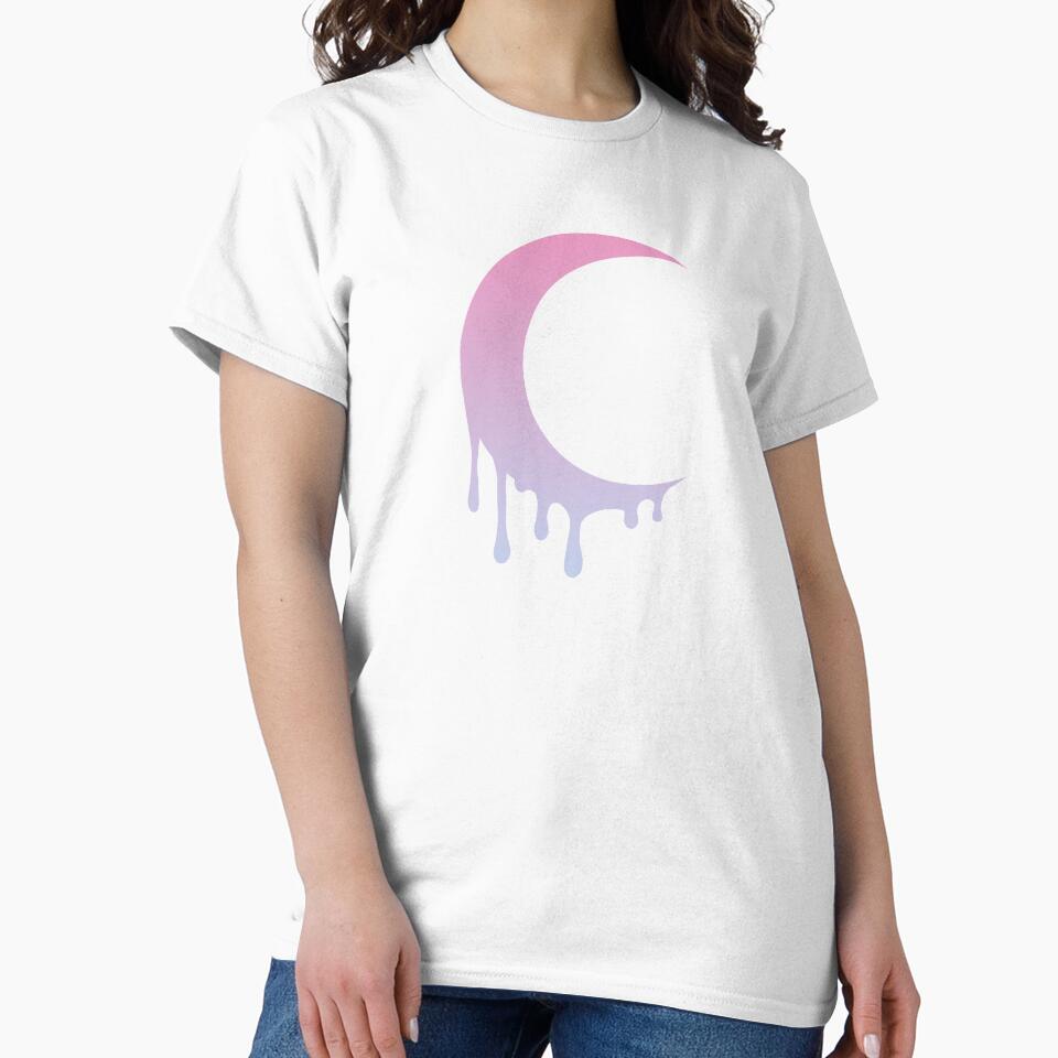 Melting Moon Kawaii Pastel Goth by Fran Fryberg