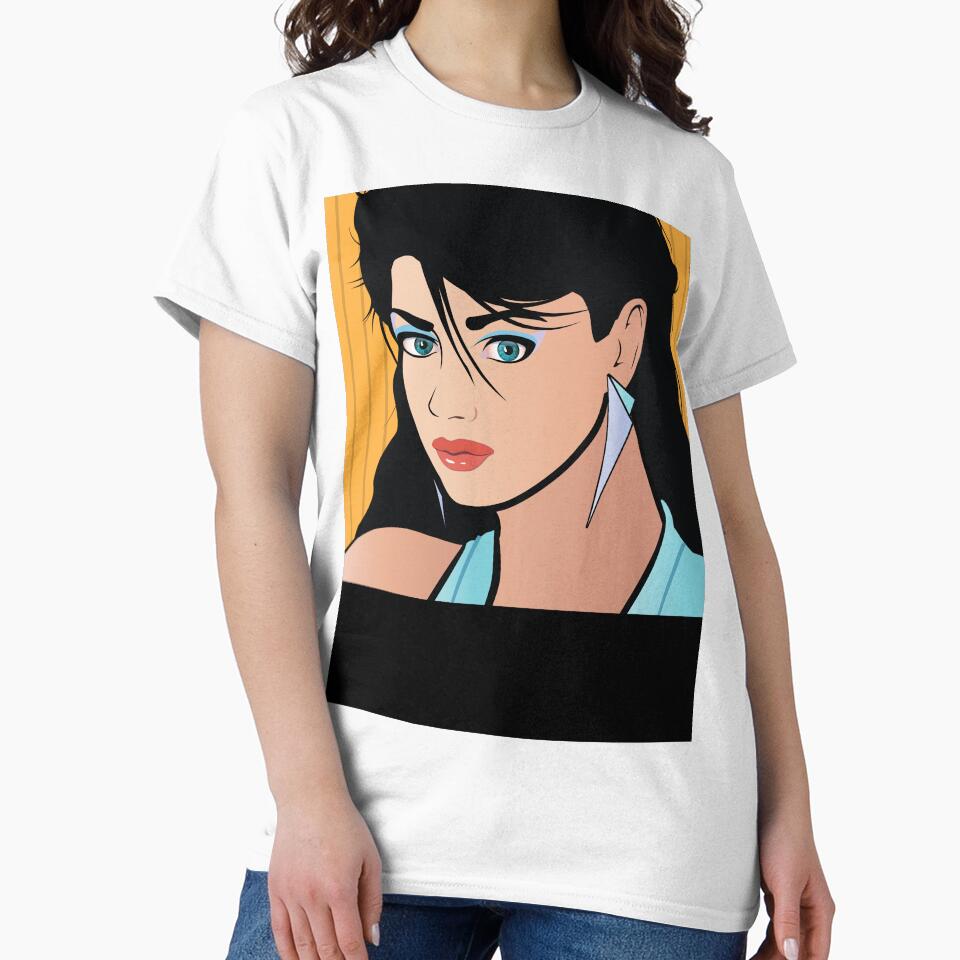 Beautiful Pop Art Girl Woman Tanya by Frank Schuster
