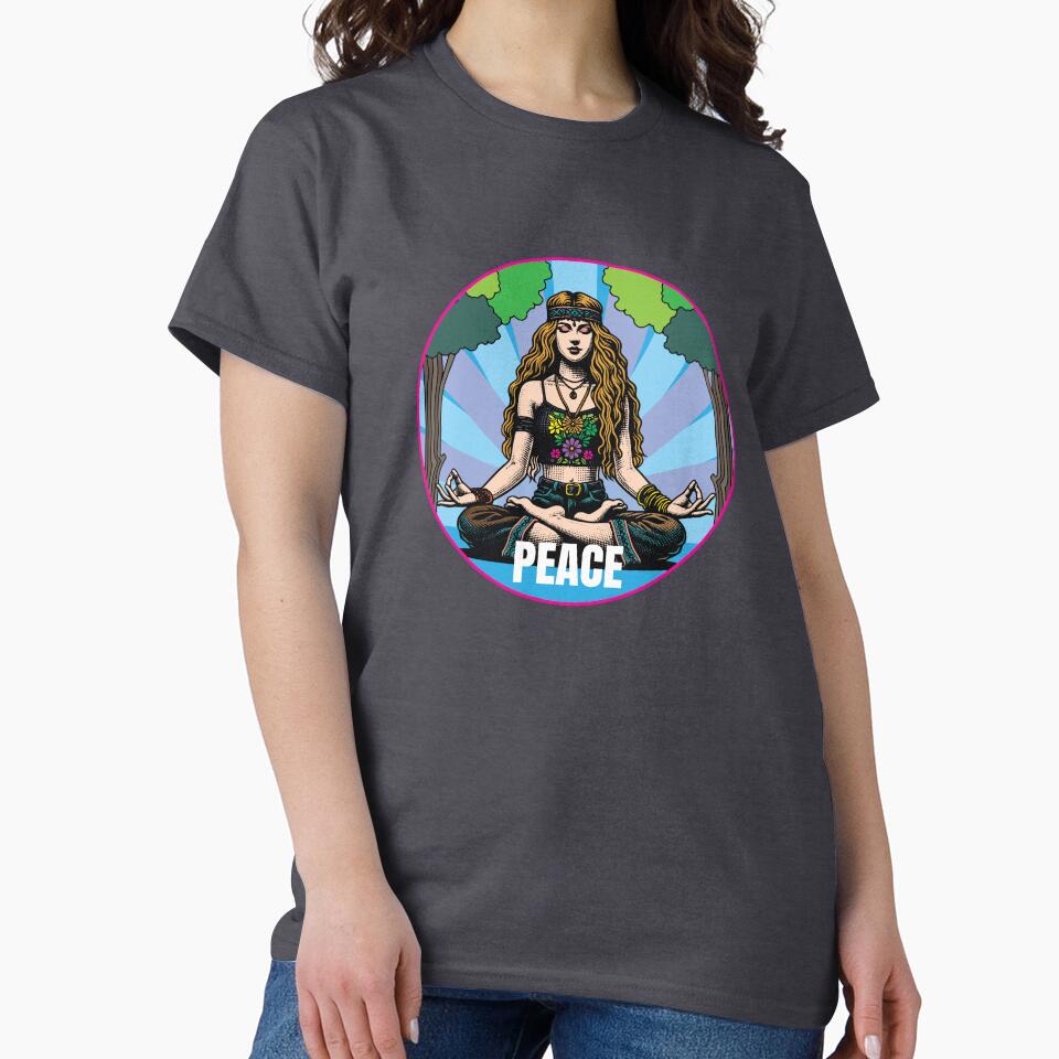 Groovy Hippie Girl by Analog Aura