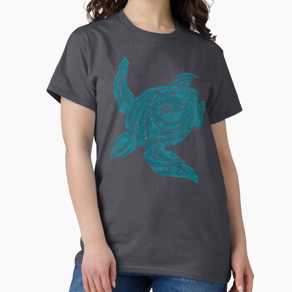 Vintage Hawaiian Tribal Turtle by sunnthreads