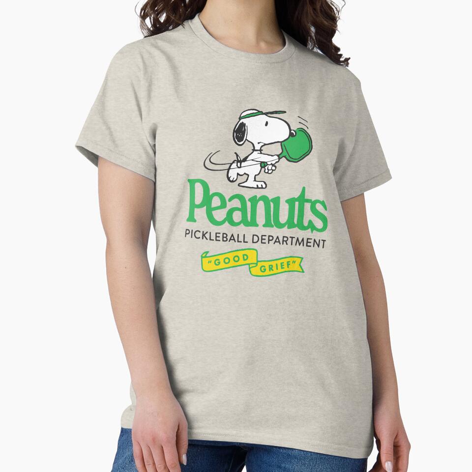 peanuts pickleball department comic strip by telurdikit