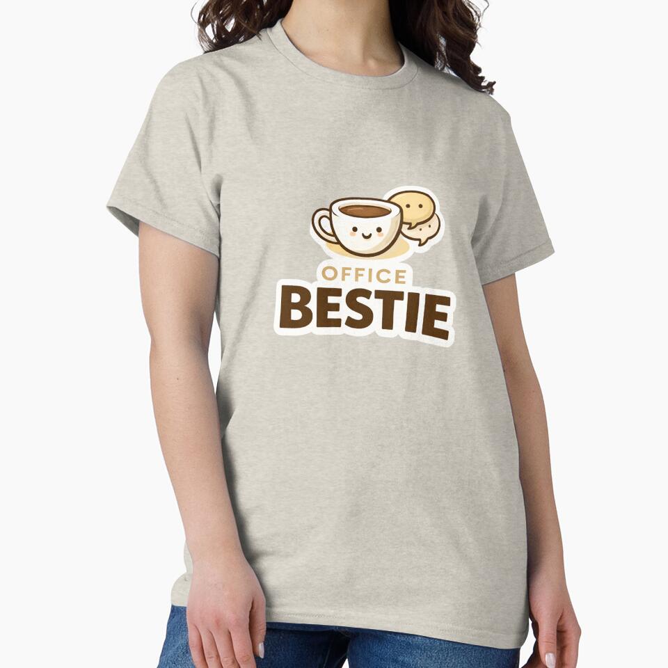 Office Bestie Coffee Design – Cute Work Friend Gift by EastEndTownie