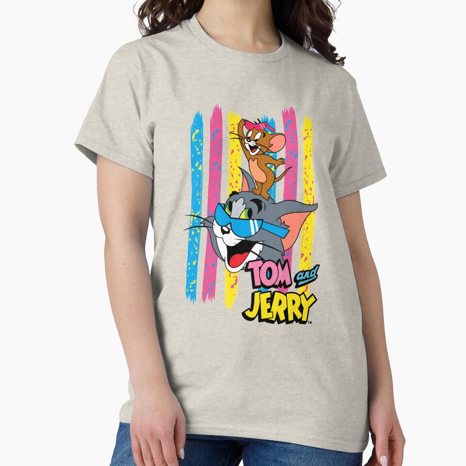 Tom and Jerry Vintage Cartoon Retro Design by Cherry Glow