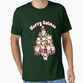 Cat Christmas Tree Merry Catmas Xmas Girls Boys Funny Santa by doodlelike