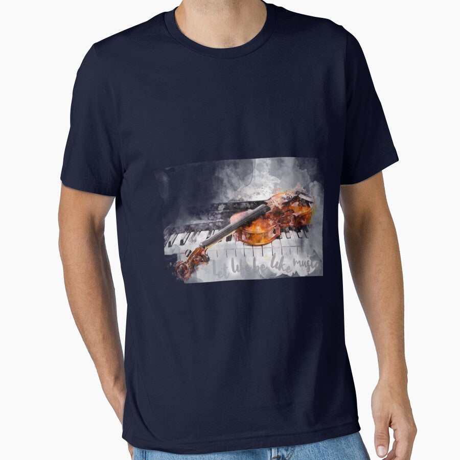 Let Live Be Like Music Premium T-Shirt by Sapphiresacosta