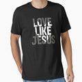 Love like Jesus / Quote / Black and White by Yuzik