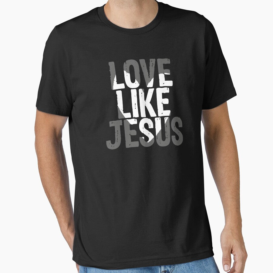 Love like Jesus / Quote / Black and White by Yuzik