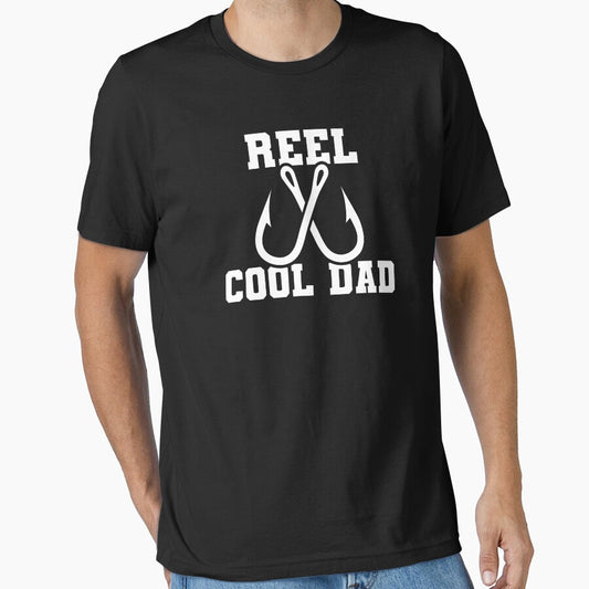Reel Cool Dad Shirt. Funny Dad joke Shirt. Father's day Shirt. Funny Dad Sticker. Dad Socks. Gift for Father. Funny Husband Shirt. Gift for him. Fishing Shirt. Papa Shirt. by Aknarin Thika
