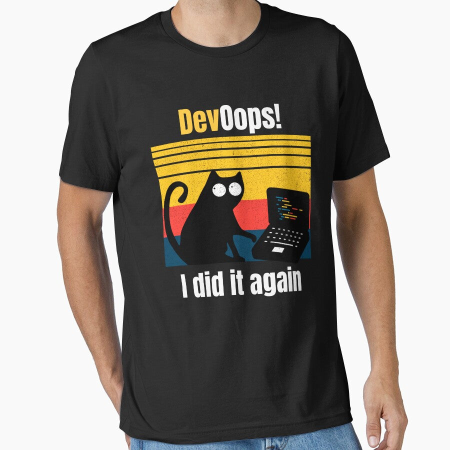 DevOops I did it again IT cat devops engineer retro by sashashuba