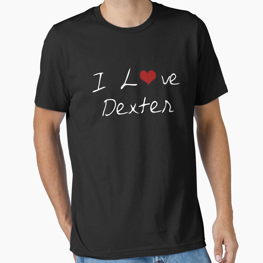 I Love Dexter Slim Fit T-Shirt by Laura J Devera ⭐⭐⭐⭐⭐