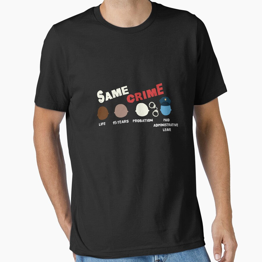 Same Crime Slim Fit T-Shirt by Dogs Geeky⭐⭐⭐⭐⭐