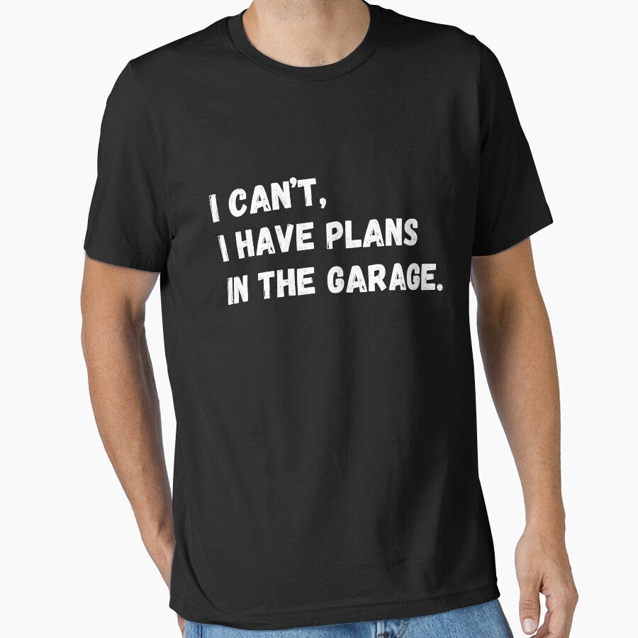 i can't i have plans in the garage Fathers Day Car Mechanics by Inkspire House