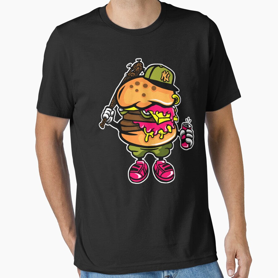 Burger Bastard Cartoon by Cheap Women's Shirts