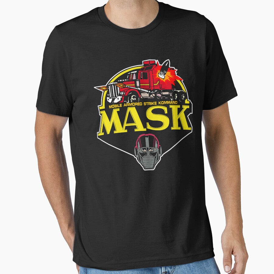 MASK Mobile Armored Strike Kommand Retro 80's Cartoon by Realmendesign