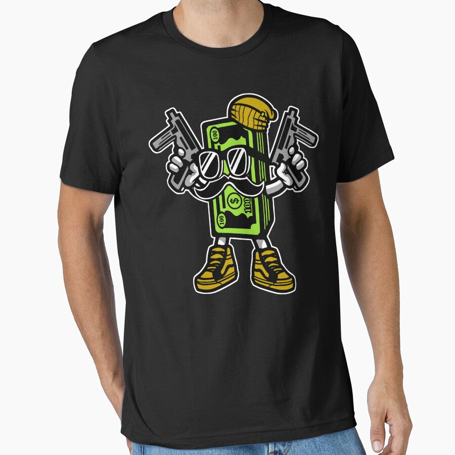 Cash Rules Cartoon by Cheap Women's Shirts