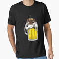 Pug Dog Beer Drinking Party Funny Men Women Premium TShirt34 by gbrenda