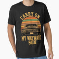 Carry on my Wayward Son, supernatural Vintage sunset distressed style Essential by ger2jmavis