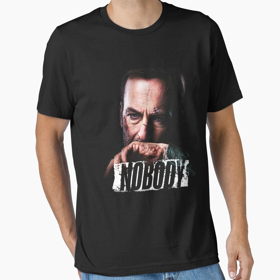 Nobody Poster T-shirt Film by apolloroca