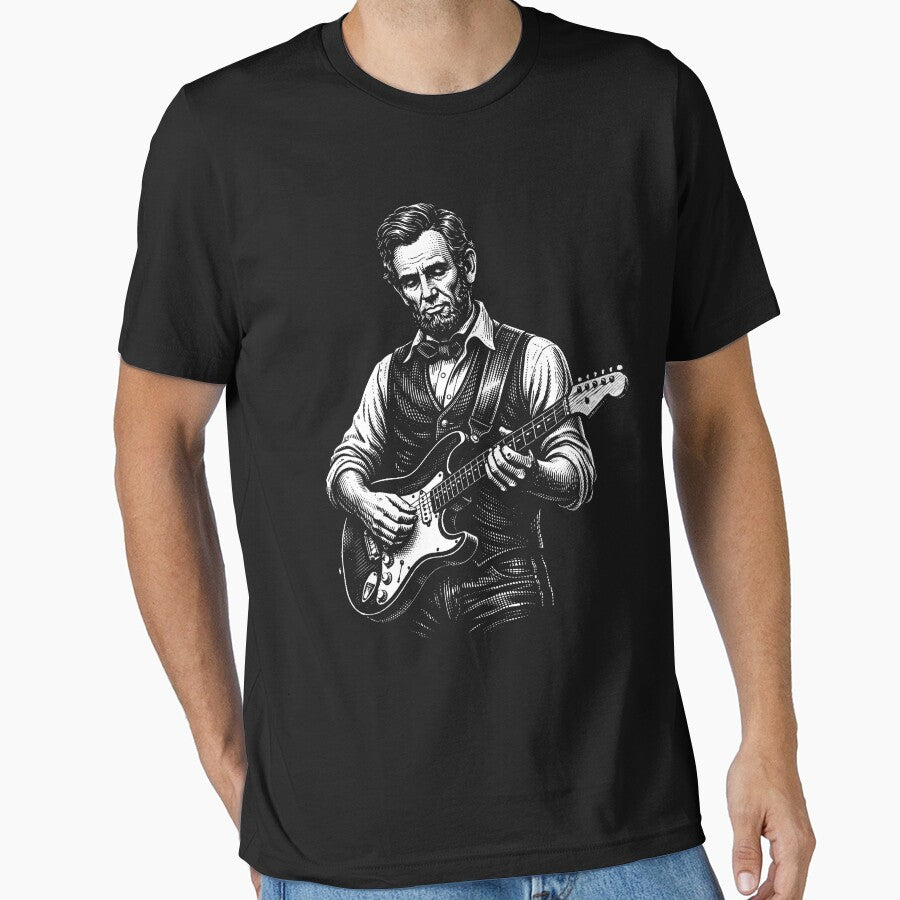 Abraham Lincoln Playing Guitar Abe Lincoln by Kladhadredo