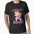 Lunch Lady Squad Dabbing Unicorn Funny Lunch Ladies Gift Long Sleeve T-Shirt by tamezleida