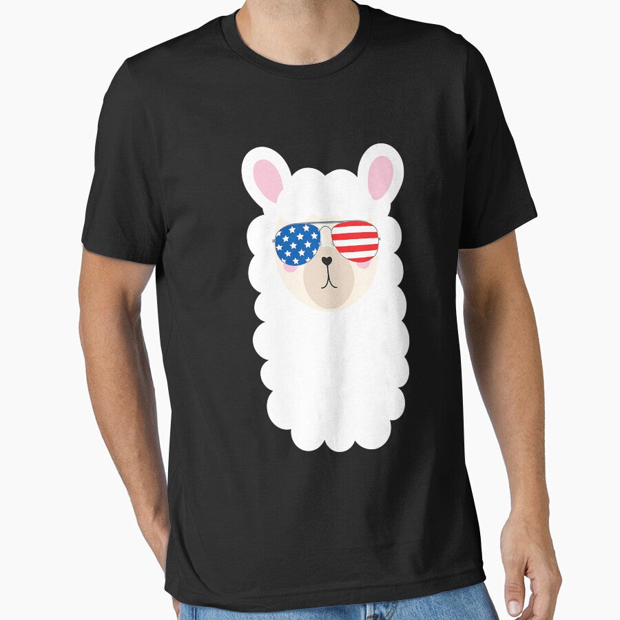 Sheep American Sheep Premium T-Shirt by NancyNewell
