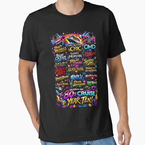 80s Cruise Year Ten Lineup Retro Synthwave Concert Tour by tessaaxx