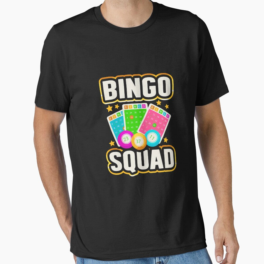 Bingo Squad Lucky Lottery Gambling Player Game Team Gift Long Sleeve T-Shirt by derekvella