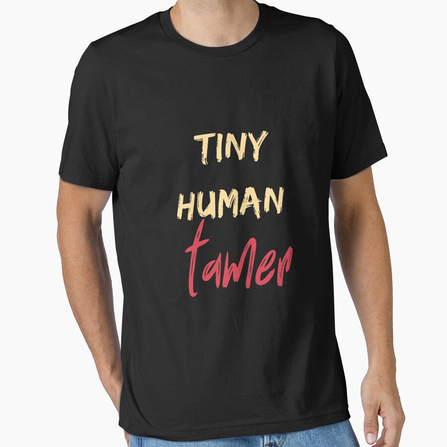 Tiny Human Tamer Slim Fit T-Shirt by Oussamamehenni