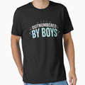 Outnumbered By Boys Mama Funny Boy Mom Chaos Life Mother’s Day Design by bilal sibgui